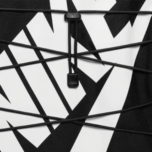 Nike Hayward 2.0 Backpack Polyester Shell & Adjustable Straps Black/Black/White - Picture 2 of 3